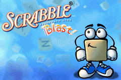 Scrabble Blast! Title Screen